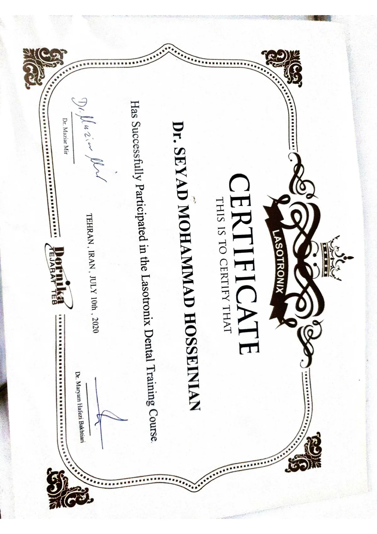 Certificate 4